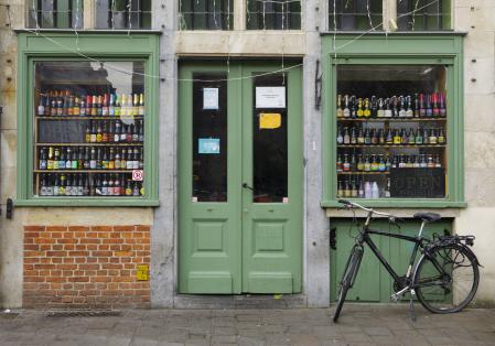 Tienda de cervezas en Gante