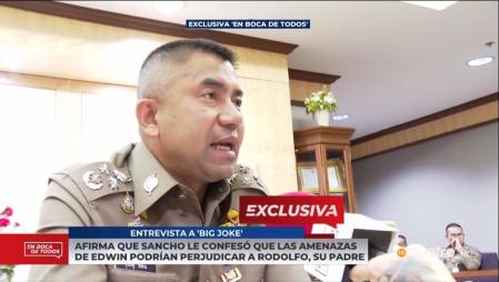 Big Joke, número dos de la policía tailandesa, asegura que siguen buscando pruebas