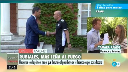 Tamara Ramos, extrabajadora de la AFE, habla sobre su denuncia a Rubiales