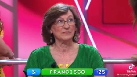 Una mujer concursa en 'Reacción en cadena'