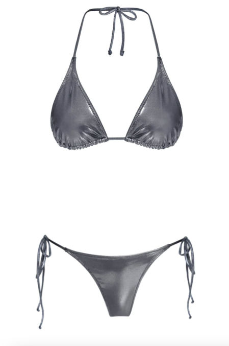 Bikini metalizado de Lia Swimwear