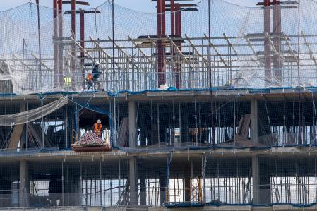 Pisos en construcción en Barcelona