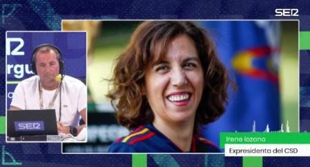 Irene Lozano en 'El Larguero'