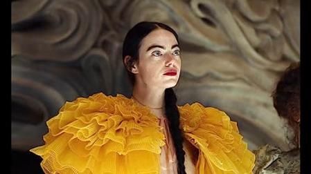 La actriz en la película