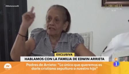 La madre de Edwin Arrieta lo tiene claro con Daniel Sancho