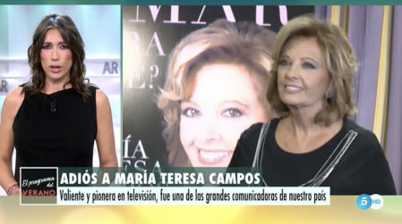 Patricia Pardo rinde homenaje a María Teresa Campos