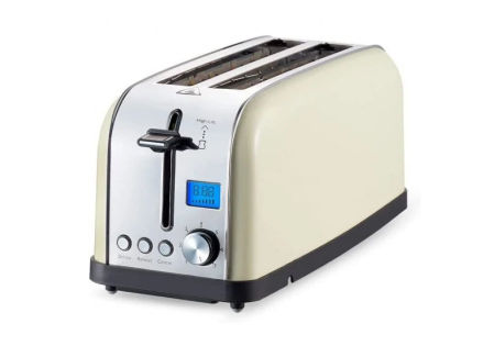 Prixton Bianca Pro Tostadora con Pantalla LCD 2 Ranuras 1500W