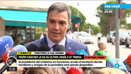 Pedro Sánchez explica el recuerdo que tiene de María Teresa Campos