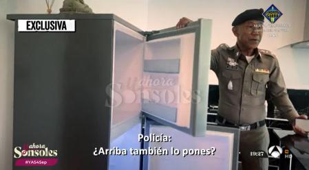 Salen a la luz nuevas imágenes de Daniel Sancho durante la reconstrucción del crimen de Edwin Arrieta