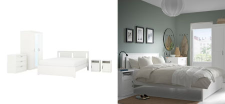 SONGESAND, muebles de dormitorio (5 piezas)