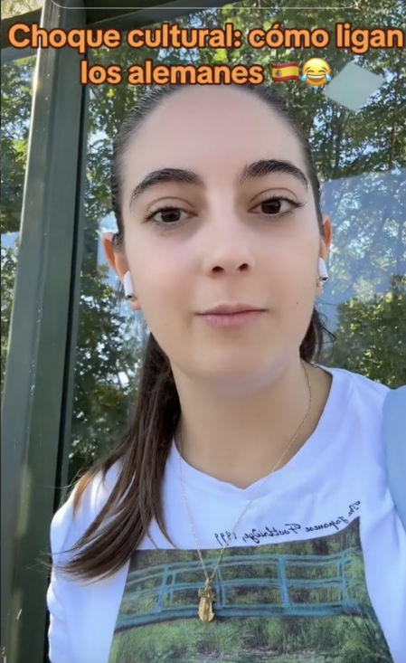 La joven asegura que los alemanes solo miran para ligar y no dan ningún paso