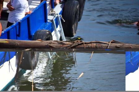 La cucaña de A Pont.