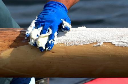 La cucaña de A Ponte.