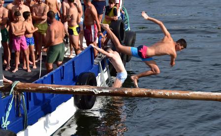 La cucaña de A Ponte.