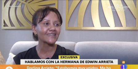 Darlin, hermana de Edwin Arrieta