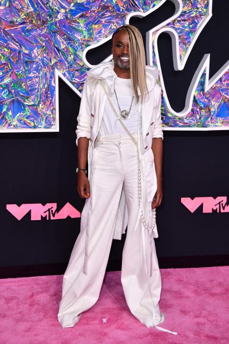 Billy Porter en la alfombra roja de los premios MTV Video Music Awards