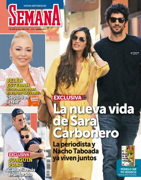 Sara Carbonero y Nacho Taboada ocuparon la portada de la revista 'Semana' el pasado es de junio, tras confirmarse que daban un paso más en su relación.