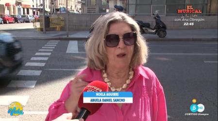 La abuela de Daniel Sancho rompe su silencio ante las cámaras