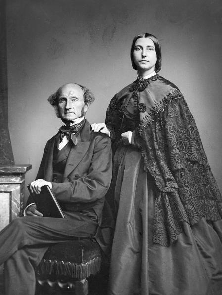 John Stuart Mill y Harriet Taylor Mill.