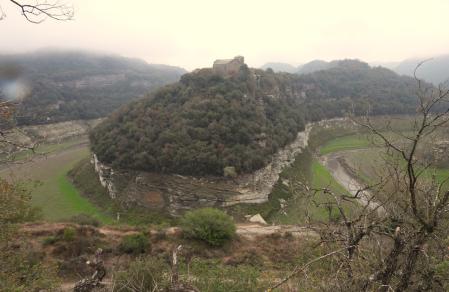 Sequía en el meandro del Ter.