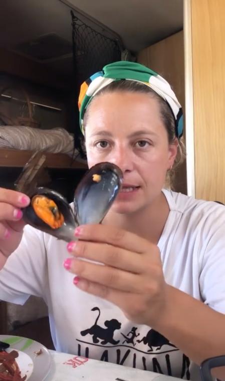 El mejillón abierto