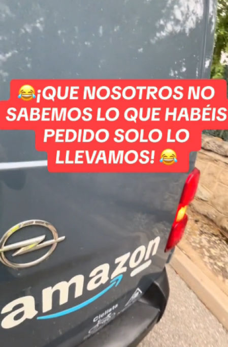 El transporte del repartidor