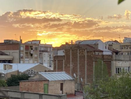 Candilazo matinal en Barcelona.