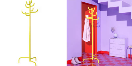 BONDSKÄRET, perchero, amarillo, 175 cm