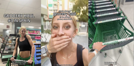 Aluvión de críticas a una estadounidense que va a Mercadona por primera vez: "De barato nada" (@sarahmpov)<br>