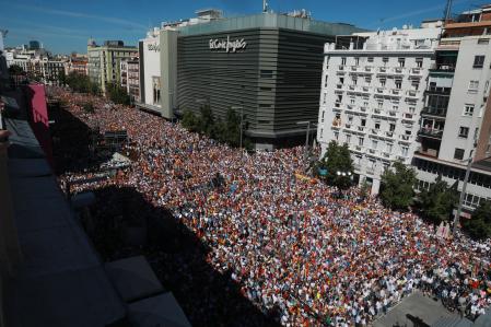 El PP cifra en más de 60.000 los asistentes al acto organizado contra la amnistía