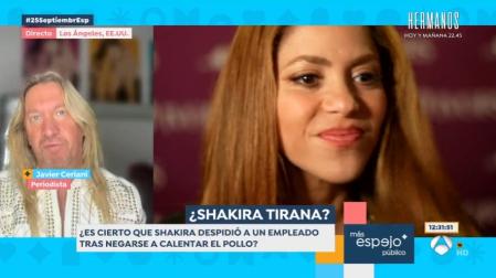 Según Ceriani, Shakira despidió a sus empleados por no ceder a sus caprichos.