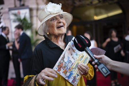 Pilarín Bayes en la función Inaugural del Gran Teatre del Liceu, Barcelona 27 de septiembre. 
 Foto: Joan Mateu Parra / Shooting