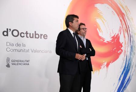 Carlos Mazón durante la presentación de la campaña