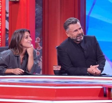 Susi Caramelo y Jorge Javier Vázquez en el programa 'Cuentos Chinos'