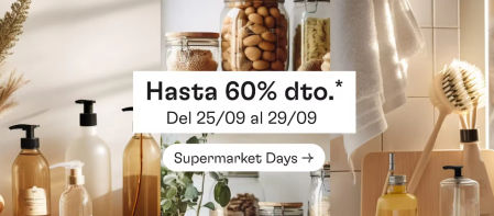 Hasta un 60% de descuento en los Supermarket Days.