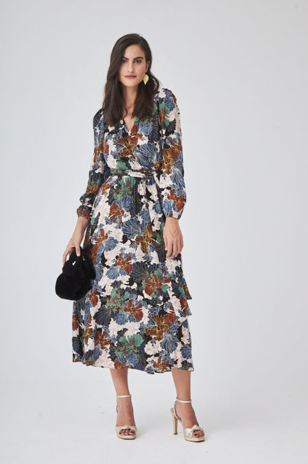 Vestido con estampado floral de Coosy