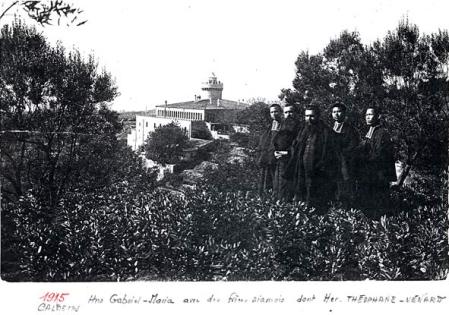 La finca de Can Valls en Santa Vicenç de Llavaneres en 1915
