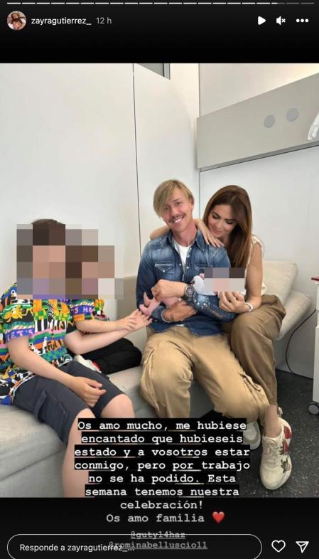 Zayra Gutiérrez y su emotivo mensaje a su padre y su mujer