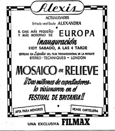 Anuncio de 'Mosaico en relieve'.