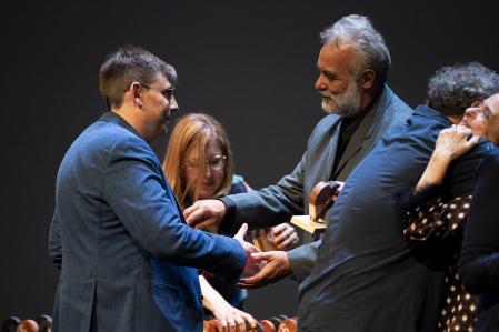 Sergi Moncunill recibe su premio