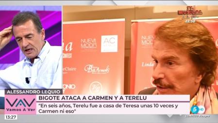 Alessandro Lequio no ve con buenos ojos la entrevista de Edmundo Arrocet