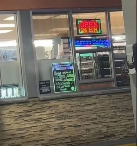 El letrero en cuestión