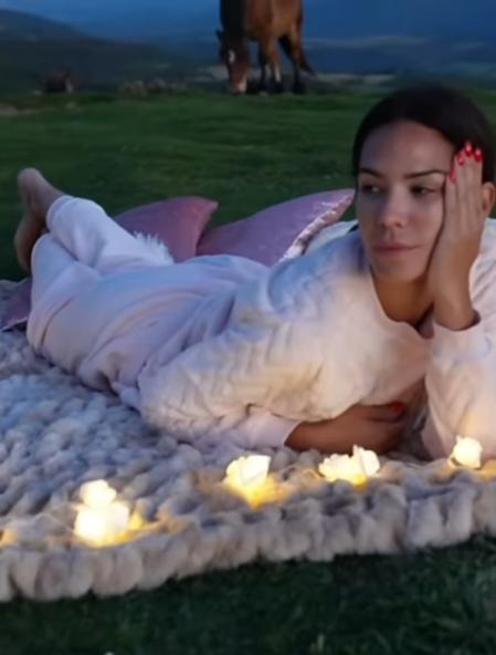 Tamara Gorro, disfrutando de su plan de desconexión.