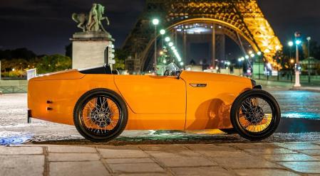 Rodster, el pequeño coche eléctrico de alma retro para huir de diseños convencionales.