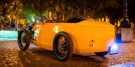 Rodster, el pequeño coche eléctrico de alma retro para huir de diseños convencionales.