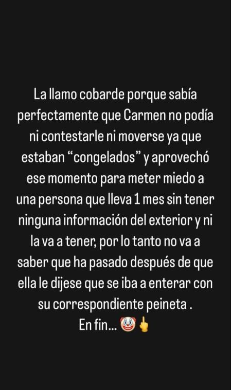 El supuesto novio de Carmen Alcayde la defiende