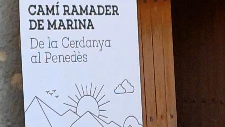 Cartel de Camí Ramader de Marina.