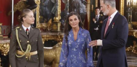 Leonor supera la prueba del Palacio Real