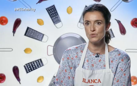 Blanca Romero en un fotograma de Masterchef Celebrity 8.