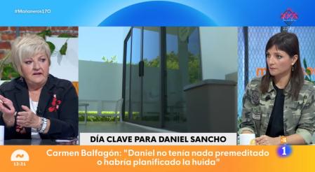 Carmen Balfagán visita 'Mañaneros' para explicar en qué queda el futuro de Daniel Sancho tras la presentación de su nuevo informe pericial.